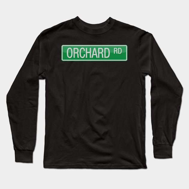 Orchard Road Street Sign T-shirt